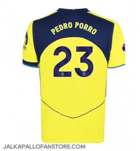 Tottenham Hotspur Pedro Porro #23 Kolmaspaita 2025-26 Lyhythihainen Tottenham Hotspur Pedro Porro #23 Kolmaspaita 2025-26 Lyhythihainen